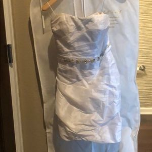 Short length wedding dress